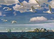 Arkady Rylov In the Blue Expanse Germany oil painting artist